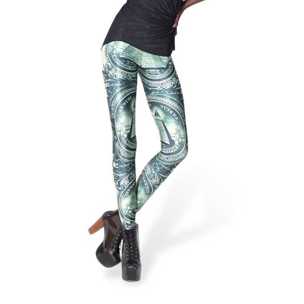 BlackMilk Clothing Dollar Leggings